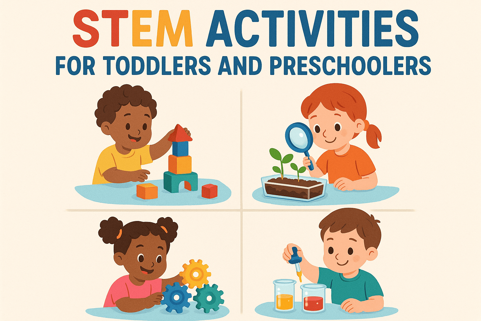 STEM Activities for Toddlers and Preschoolers