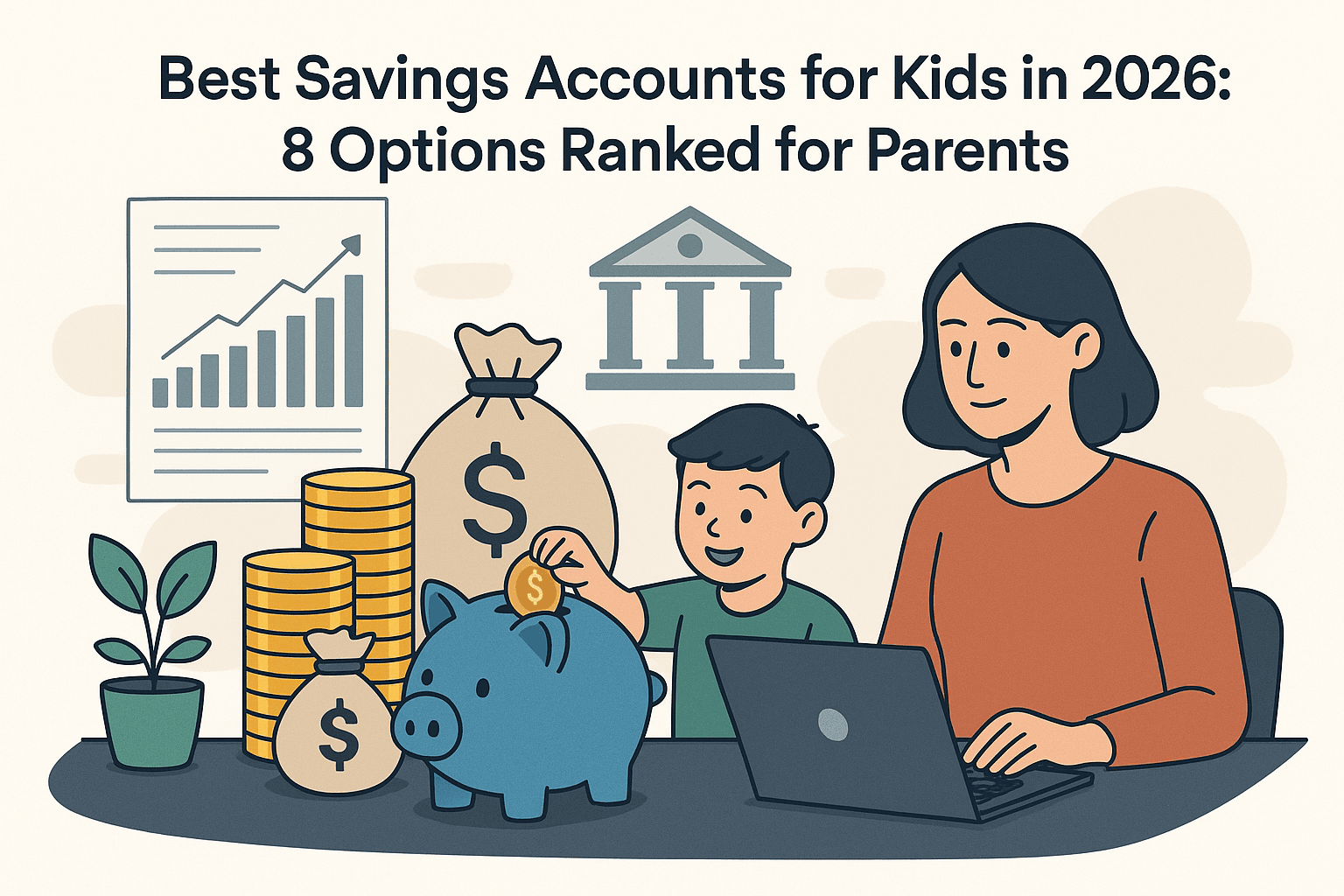 Best Savings Accounts for Kids in 2026: 8 Options Ranked for Parents - Featured image